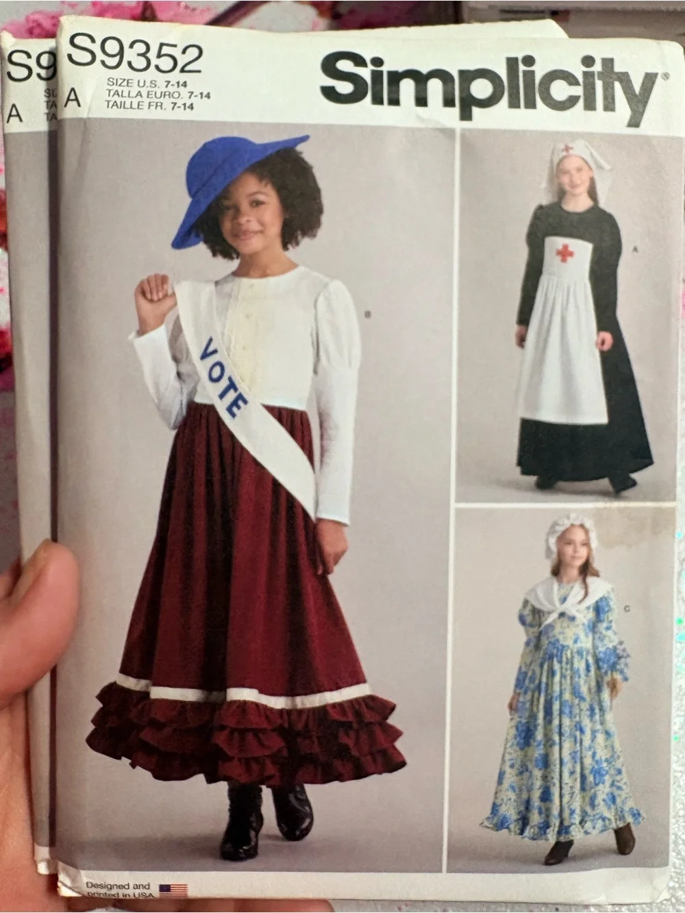 BN UNCUT SIMPLICITY 9352 A SEWING PATTERNS COSTUMES COSPLAY